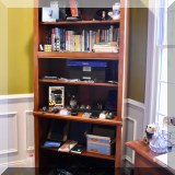 F18. Thomasville Furniture bookcase. 80”h x 35”w x 16”d 